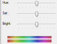 Hue-Saturation-Brightness Layer