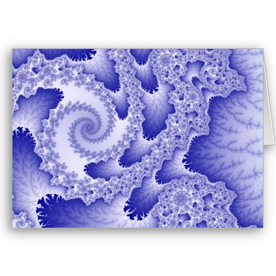 Blue Tongues Greetings Card