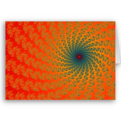 Circus Whirlpool 2 Greetings Card