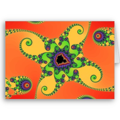 Rainbow Octopuses Greetings Card