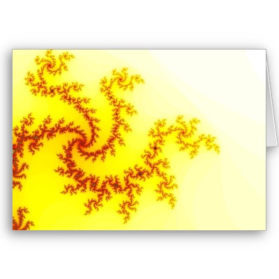 Yellow Dragon Greetings Card