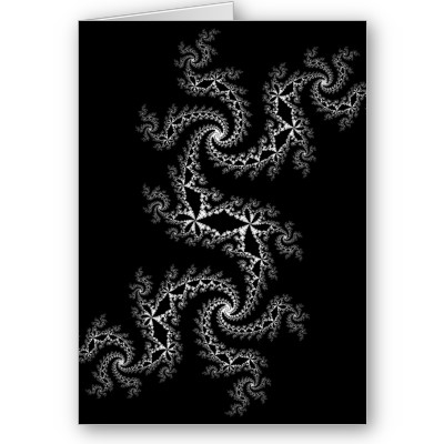 Black White Julia 300488 Greetings Card
