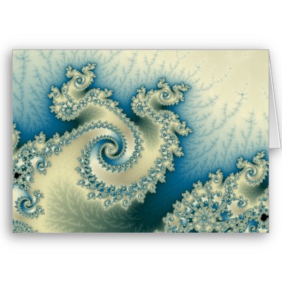 Seaside Triple Twirl Greetings Card