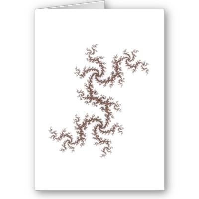 Apricot Twists Julia Greetings Card