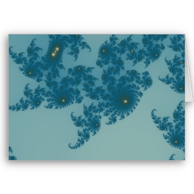 Underwater Ferns Greetings Card