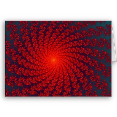 Circus Whirlpool 3 Greetings Card