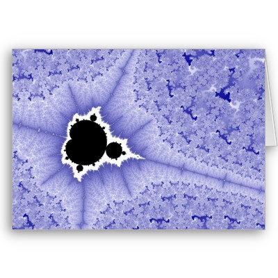 Blue Mini Brot Greetings Card