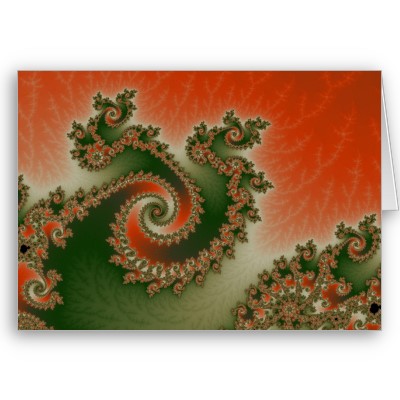 Pimento Olive Triple Twirl Greetings Card