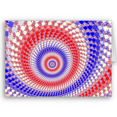 Tricolour Roundalls Greetings Card