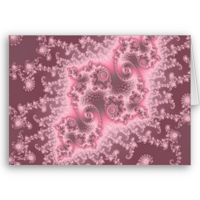 Dusky Pink Jellyfish Greetings Card