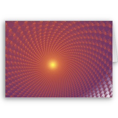 Sunset Greetings Card