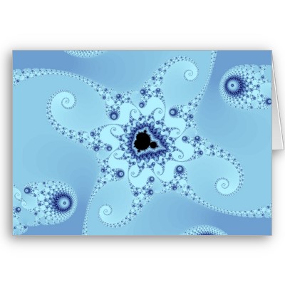 Blue Octopuses Greetings Card