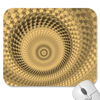 Sepia Roundalls Mousepad