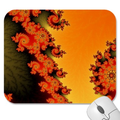 Flaming Lines Mousepad