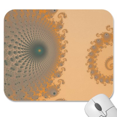 Mid Gold Spirole Mousepad