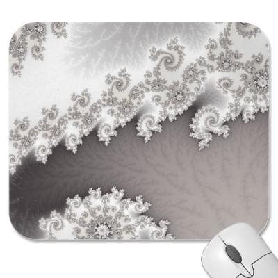 Silver Lines Mousepad