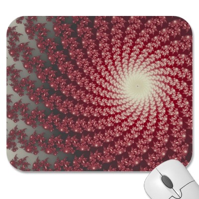 Smooth Red Whirlpool 2 Mousepad