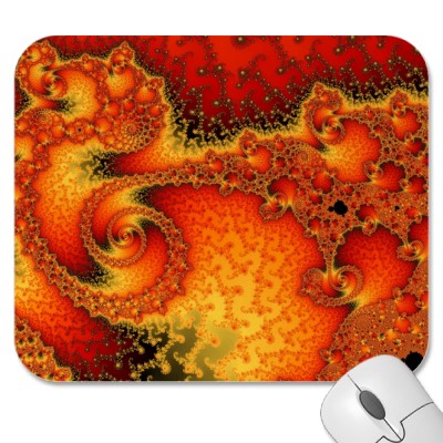 Red Hot Firepit Mousepad