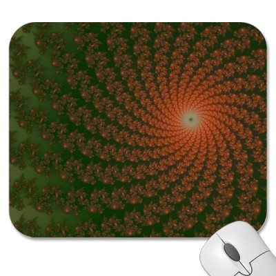 Olive Whirlpool 2 Mousepad
