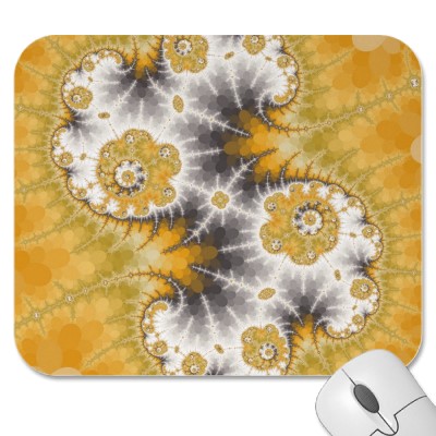 Silver Nebula Mousepad
