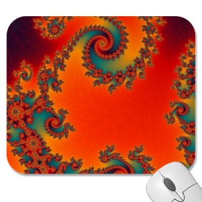 Circus Double Spiral Mousepad