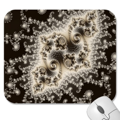 Sepia Brown Jellyfish Mousepad