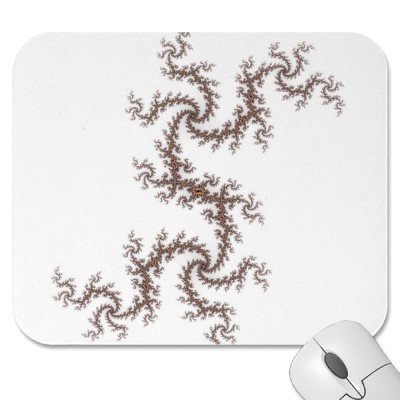 Apricot Twists Julia Mousepad