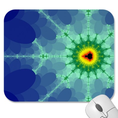 Mandel on a Lilly Pad Mousepad