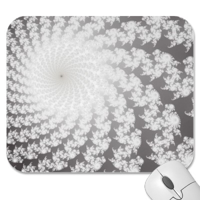 Silver Whirlpool Mousepad