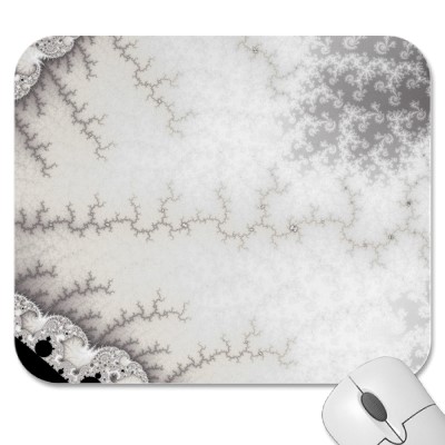 Silver Zigzag Mousepad