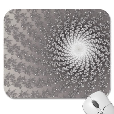 Silver Whirlpool 2 Mousepad