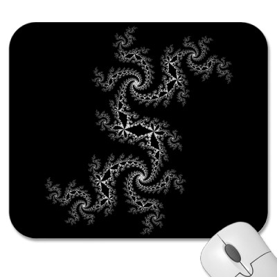 Black White Julia 300488 Mousepad
