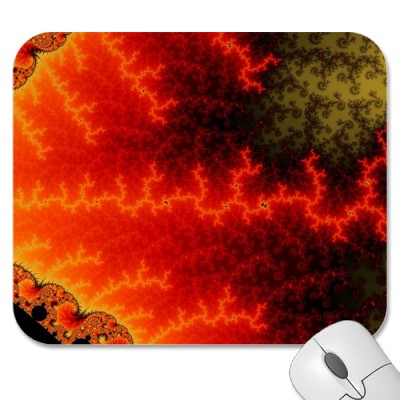 Flame Zigzag Mousepad