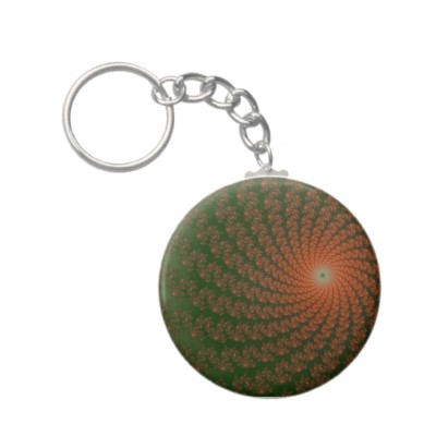 Olive Whirlpool 2 Keychain
