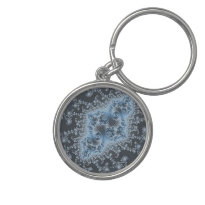 Blue Jellyfish Keychain