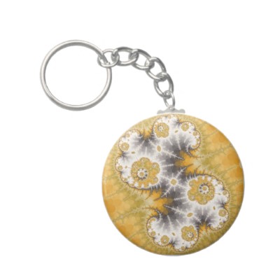 Silver Nebula Keychain