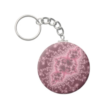 Dusky Pink Jellyfish Keychain