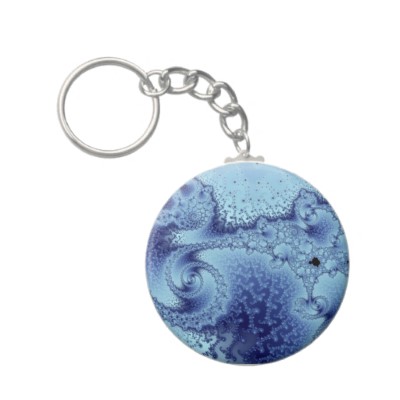 Swirling Deep Keychain