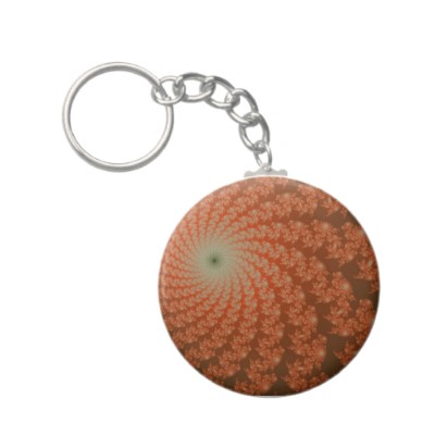 Olive Whirlpool Keychain