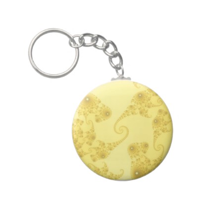 Yellow Gold Seahorse Herd Keychain