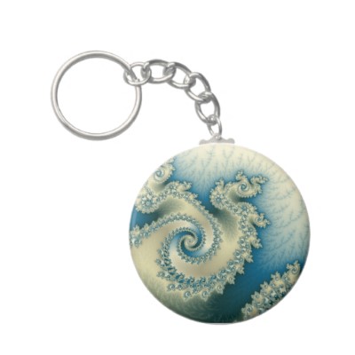 Seaside Triple Twirl Keychain
