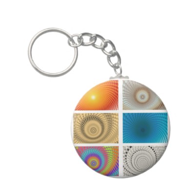 Tableau of Circles Keychain