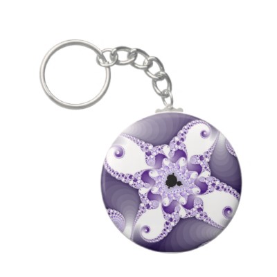 Twisted MnO4 Octopuses Keychain