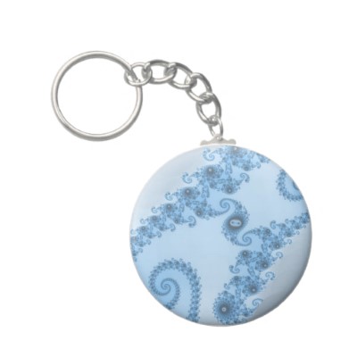 Blue Dance Keychain