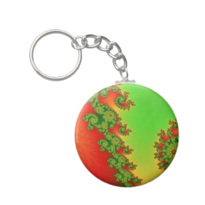 Christmas Lines Keychain