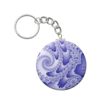 Blue Tongues Keychain
