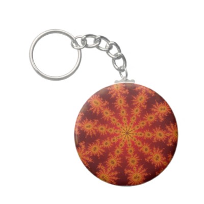 Red Orange Decasteer Keychain