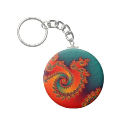 Circus Triple Twirl Keychain