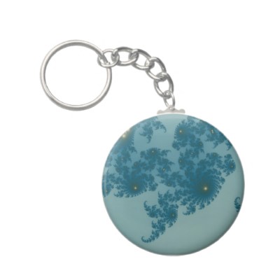 Underwater Ferns Keychain