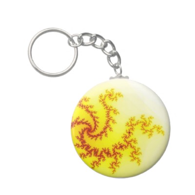 Yellow Dragon Keychain